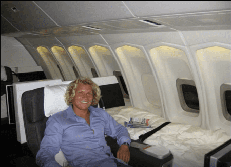 Julian Hosp likes the jet set life