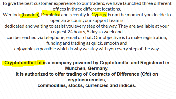 CryptofundFX crypto scam in Munich