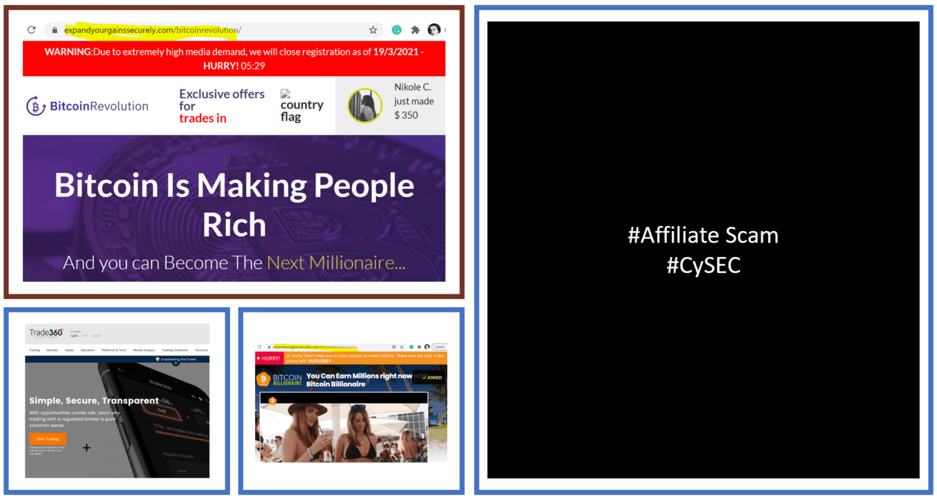 Affiliate scam with CySEC-regulated Trade360