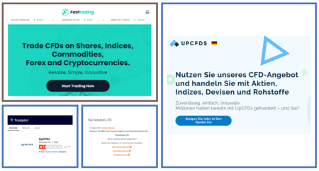 Investor warning FasTrade and UpCFDs broker scams