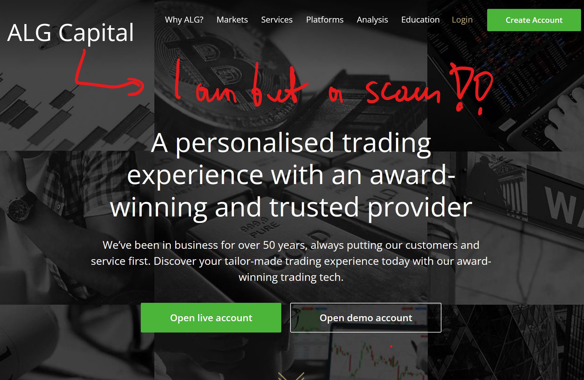 Alert! ALG Capital clones FCA- and CySEC-regulated ETX Capital to steal  user data! | FinTelegram News