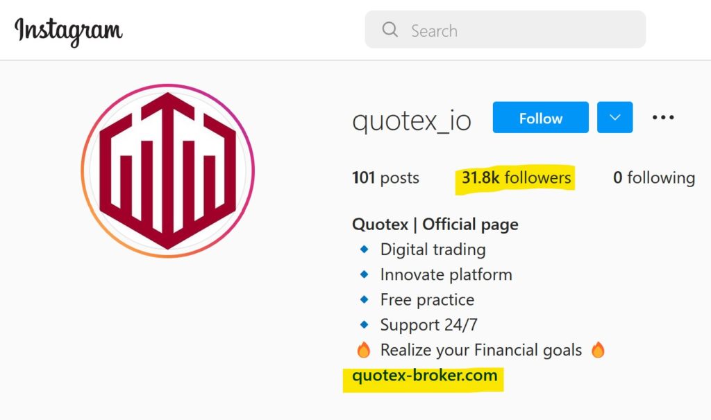 investor warning against Russian Quotex broker