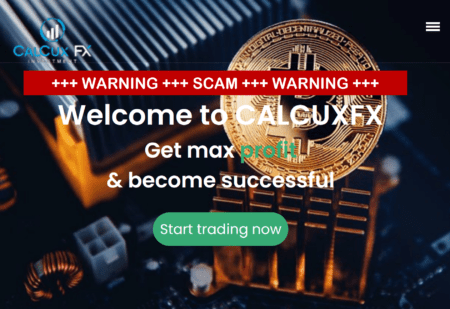 Investor warning against CalcuxFX