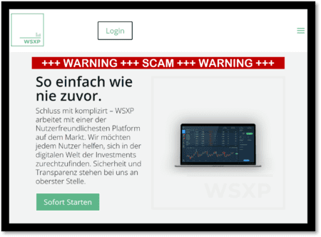 Investor warning against BaFin