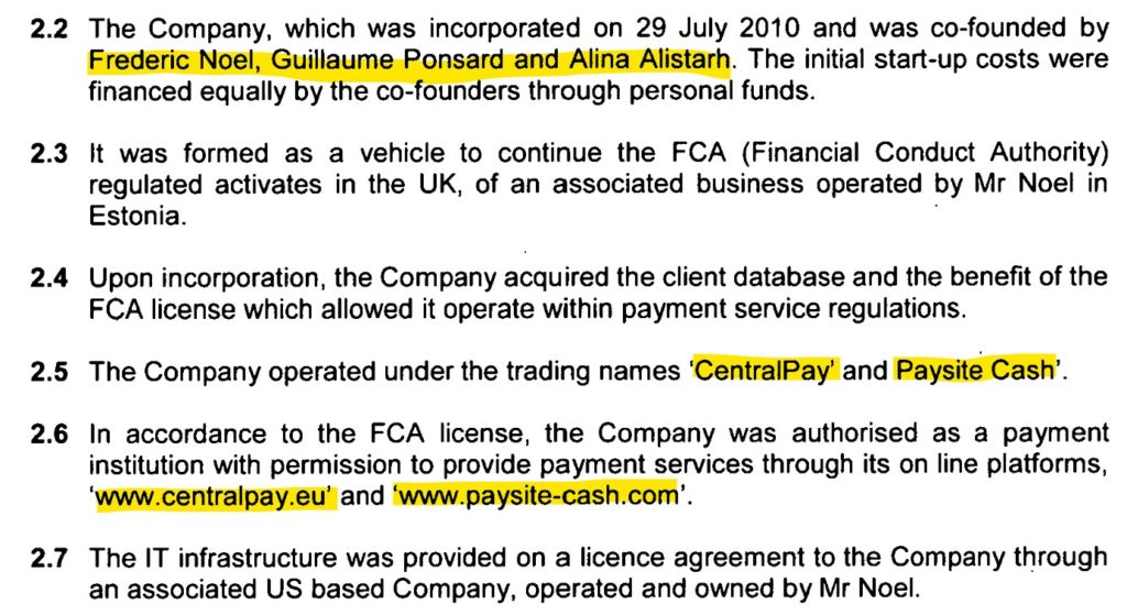 Administrator report for collapsed Nordpay