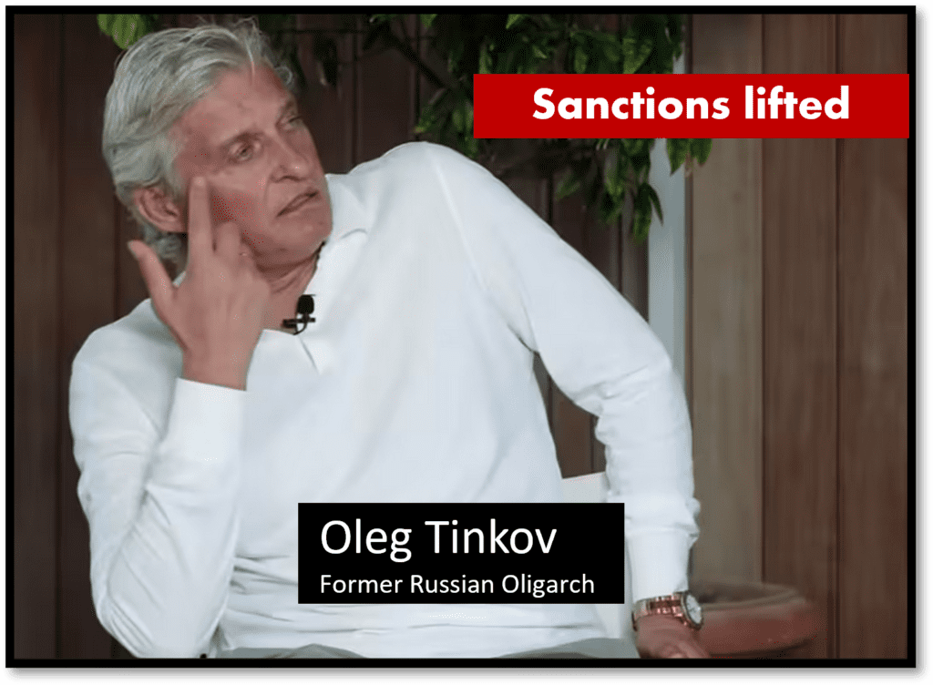 Excommunicated Russian oligarch Oleg Tinkov wins court battle to have sanctions lifted