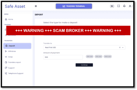 FinTelegram warns against SafeAsset broker scam