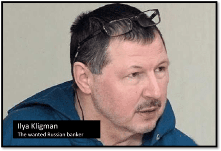 The wanted Russian banker Ilya Kligman