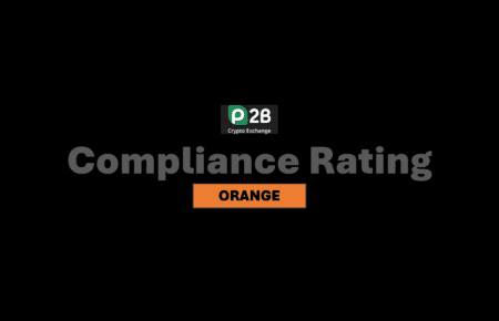 P2B crypto exchange with Orange Compliance rating