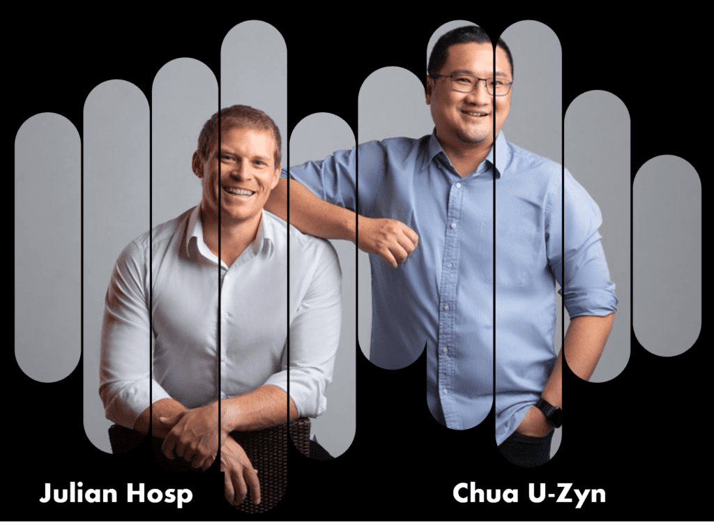 Cake Group founders Julian Hosp and Chua U-Zyn