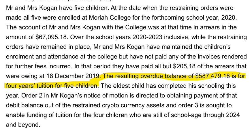 Vladislav Kogan spent a fortune on the education of his children