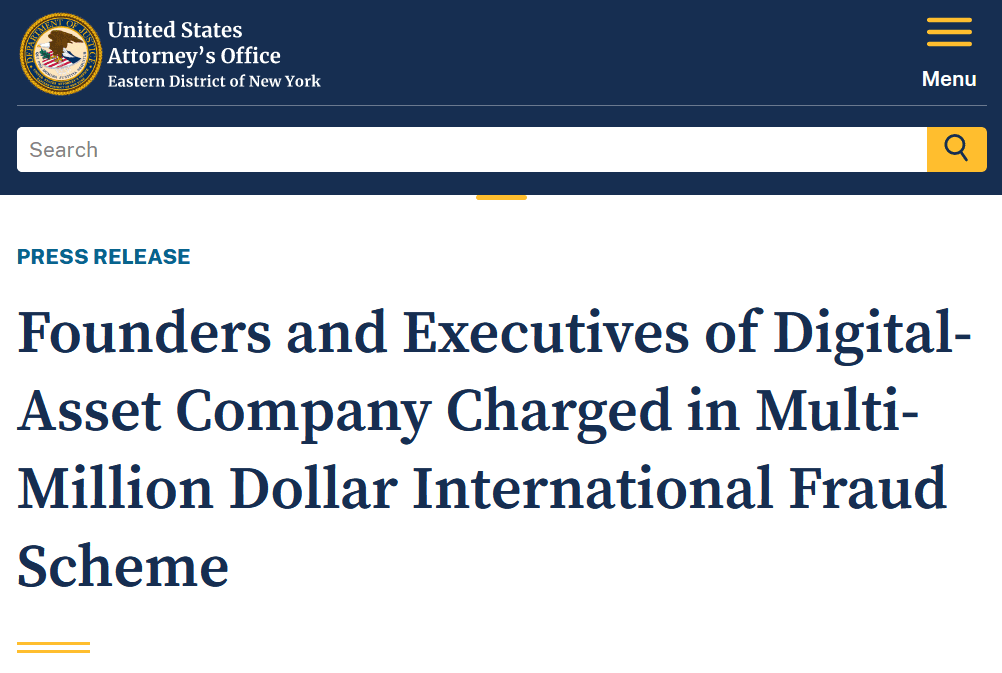 US prosecutors charge executives of crypto company SafeMoon