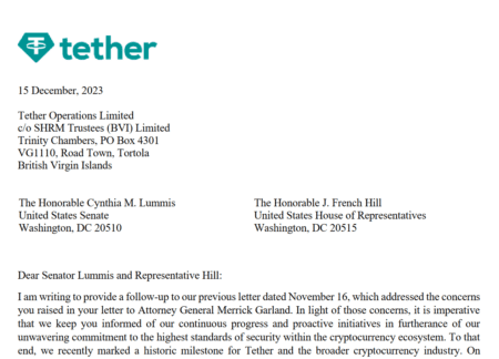 Tether becomes partner of law firms in US and Israel