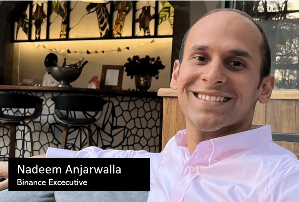 Binance executive Nadeem Anjarwalla