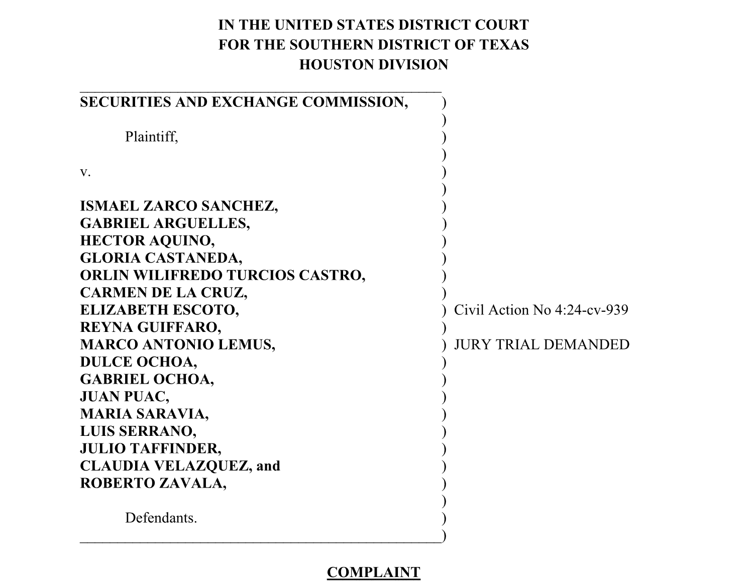 U.S. SEC Charges 17 Individuals in $300 Million Crypto Ponzi Scheme  Targeting the Latino Community | FinTelegram News