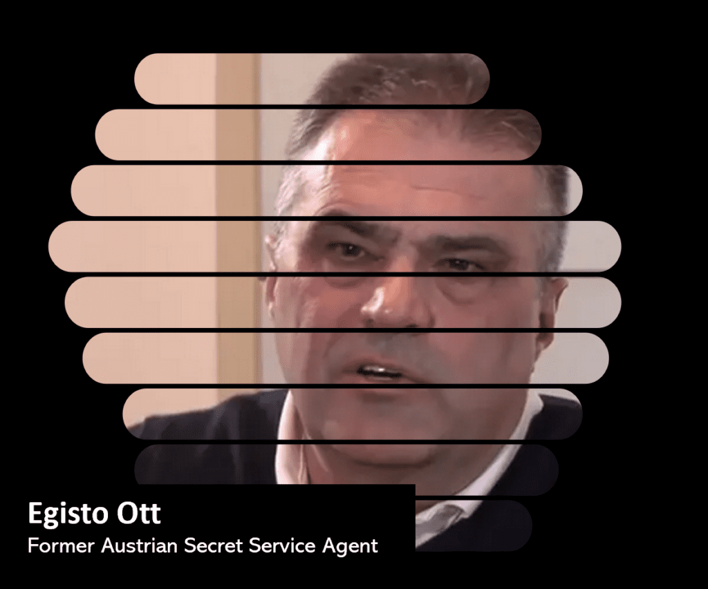 Arrested former secret service agent Egisto Ott