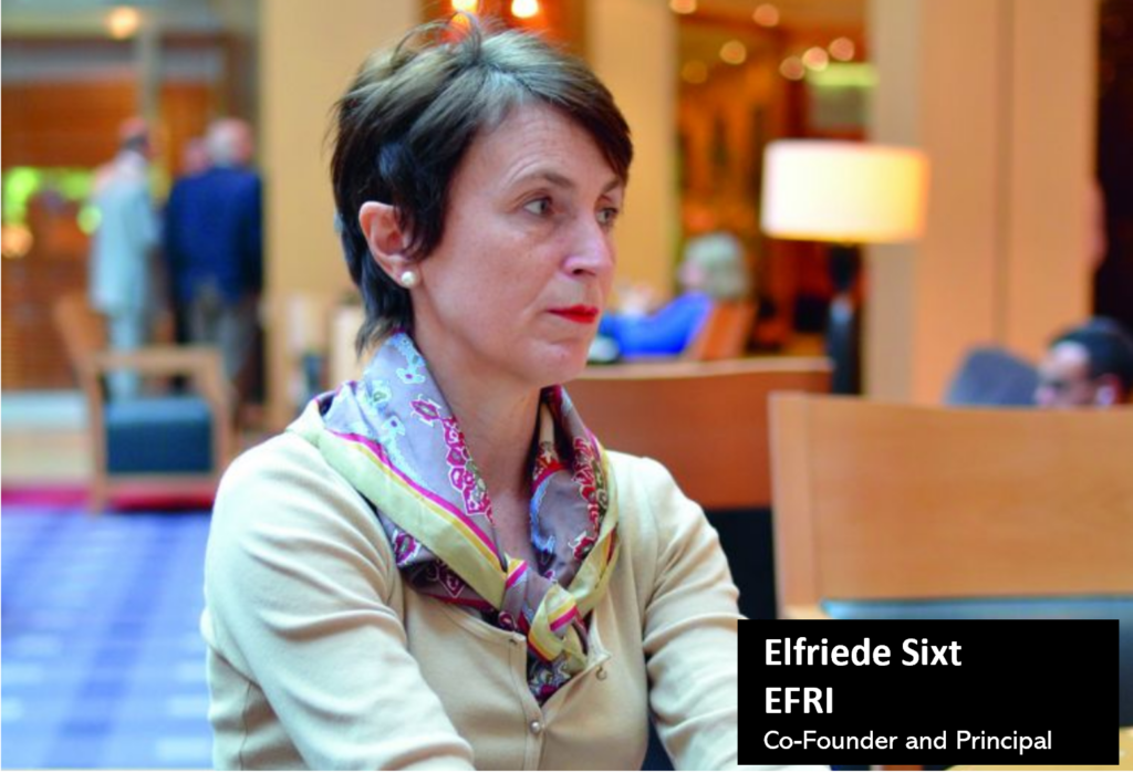 EFRI co-founder and principal Elfriede Sixt in an interview with FinTelegram about Payvision
