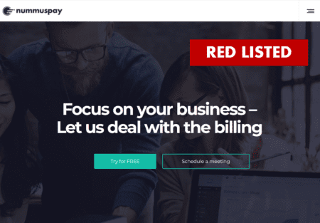 PayRate42 included Nummuspay in its Red Compliance list