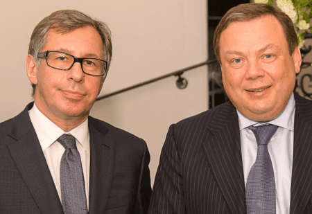 Russian oligarchs Petr Aven and Mikhail Fridman