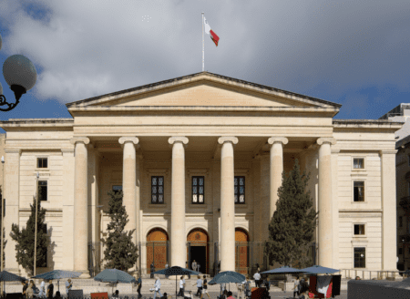 Maltese Court of Justice in Valetta
