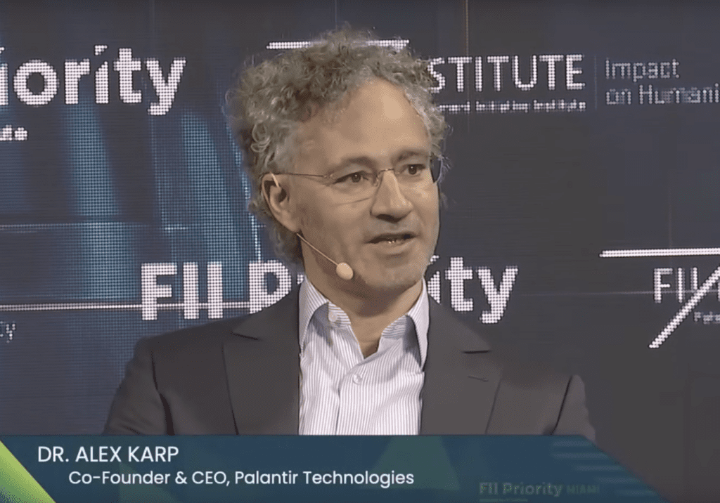 Palantir co-founder and CEO Alex Karp