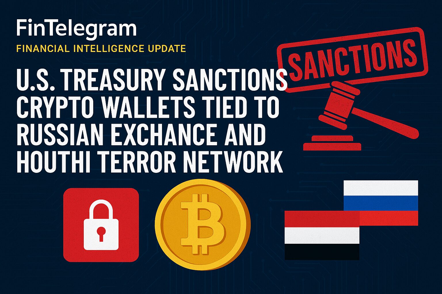 U.S. Sanctions Garantex Crypto Wallets Tied to Houthi Terror Network
