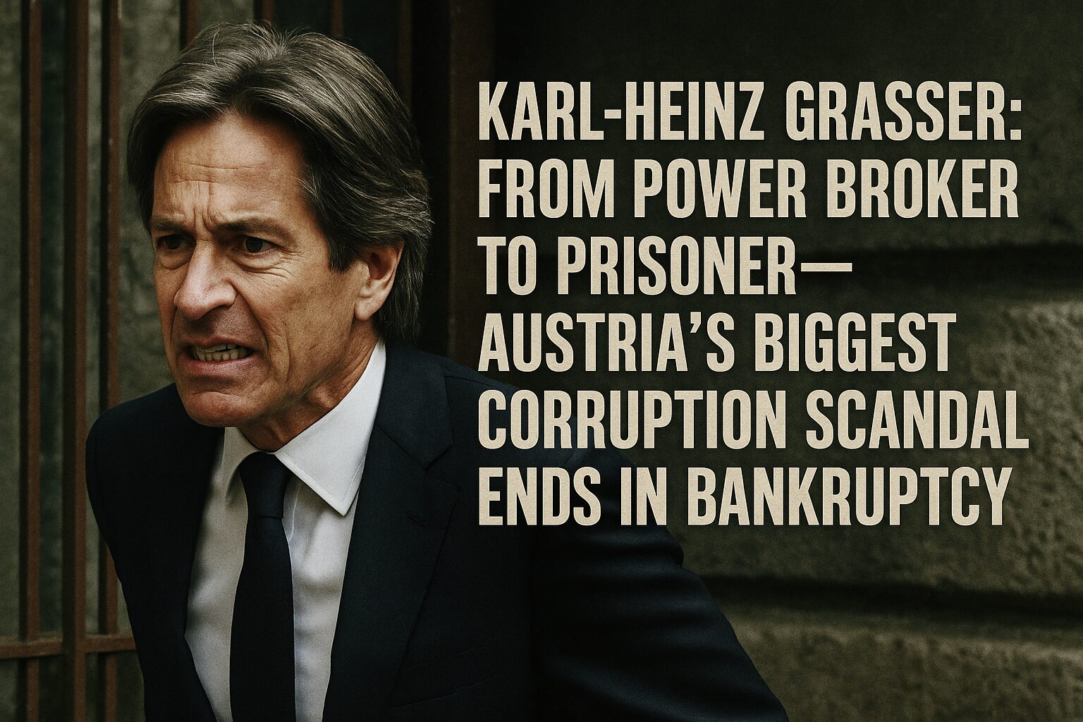 Former Austrian Finance Minister in Prison and Bankruptcy