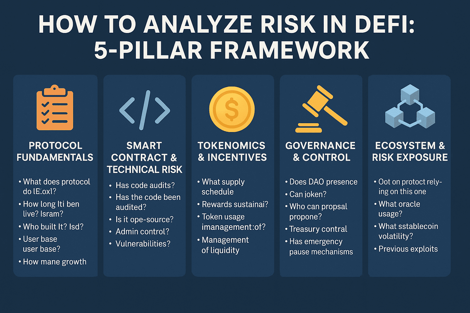 FinTelegram DeFi series explains how to assess risk in the DeFi space