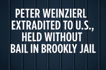 Former Austrian Banker Peter Weinzierl in prison in New York