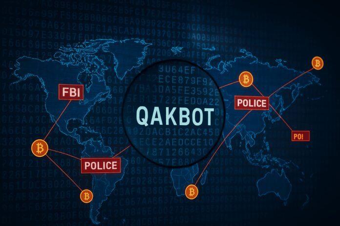 International law enforcement action against Russian Qakbot ransomware scheme