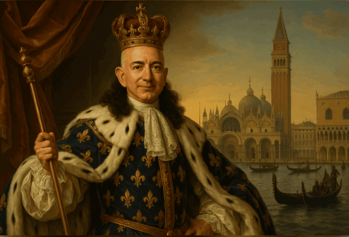 Jeff Bezos and his absurd wedding in Venice makes him sort of modern version of Loius XIV