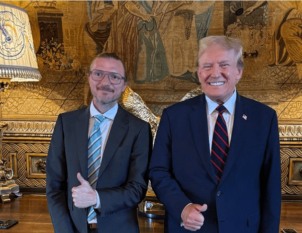 Jesse Powell with Donald Trump