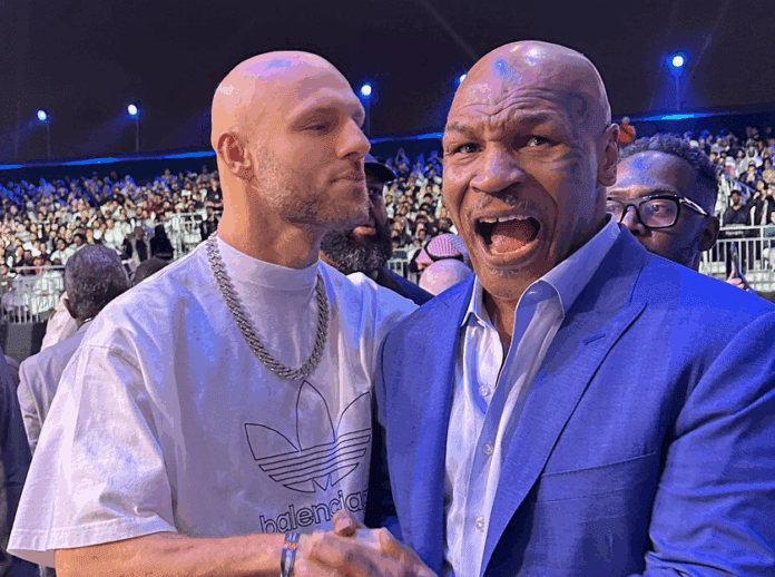 Anatoly Solyanov with Mike Tyson