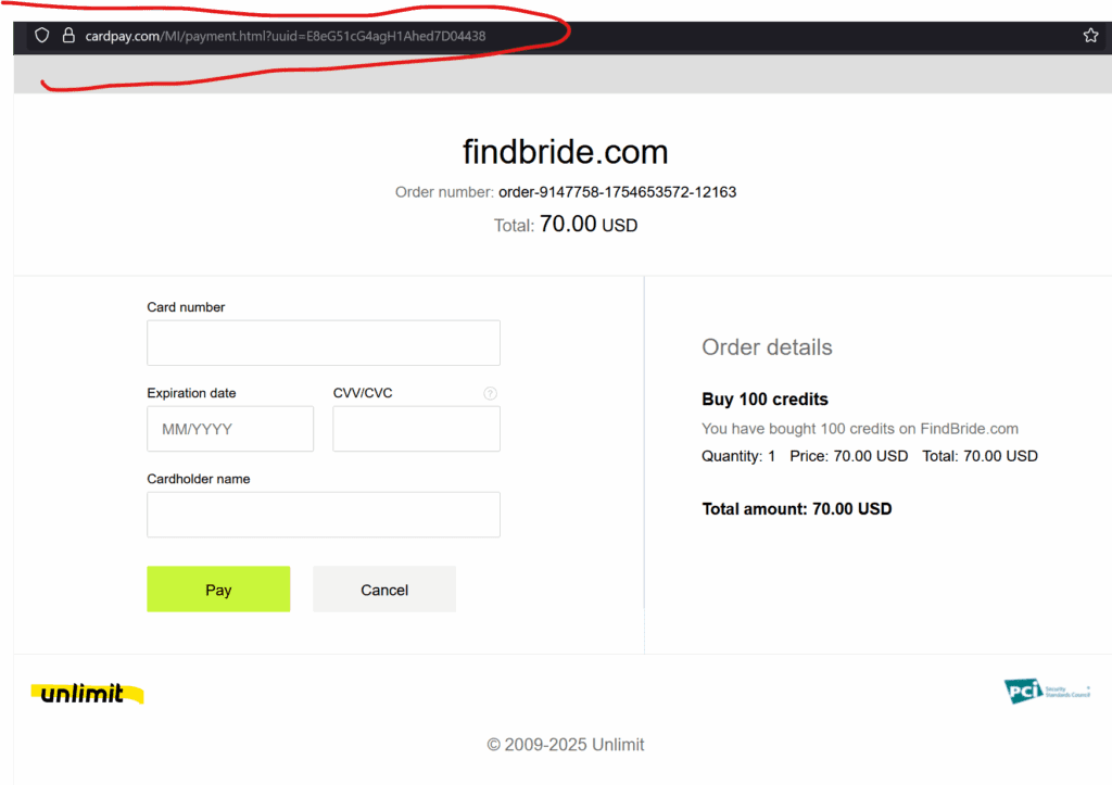Cryprus-based Unlimit facilitates payments for the Russian-controlled Findbride
