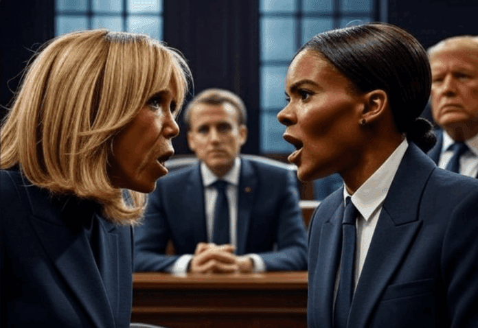The Macron family against Candace Owens