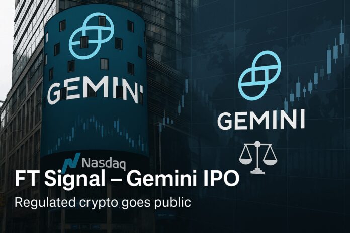 FinTelegram investor briefing on the Gemini IPO