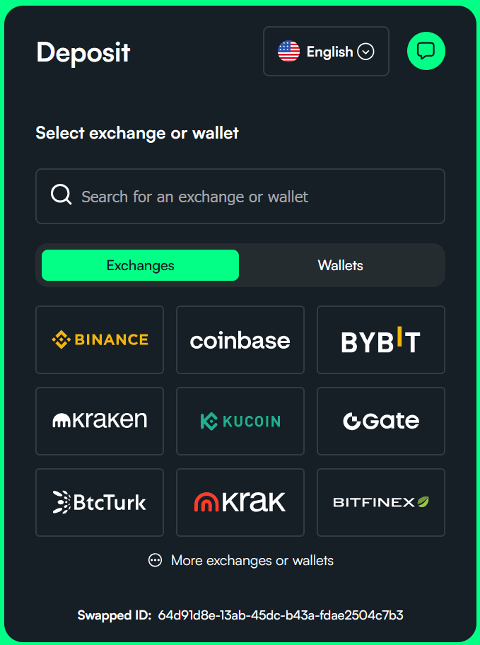 Swapped Connect integrated regulated crypto exchanges into the GamDom platform