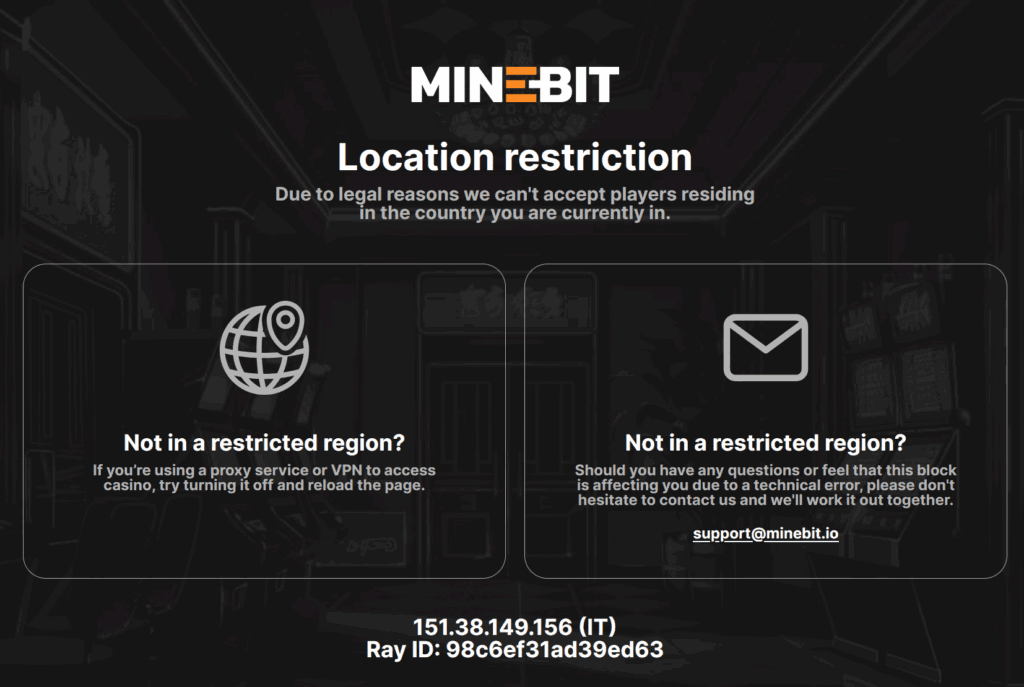 Crypto casino MineBit