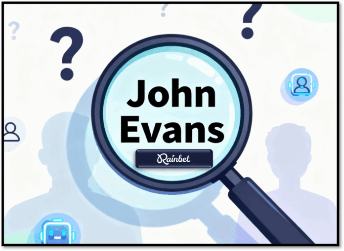 FinTelegram search for Rainbet CEO John Evans