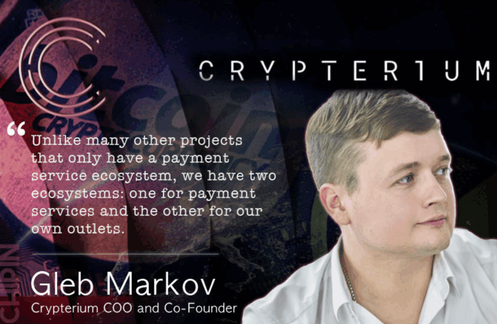 The Russian Gleb Markov is one of the founders of Crypterium and Choise