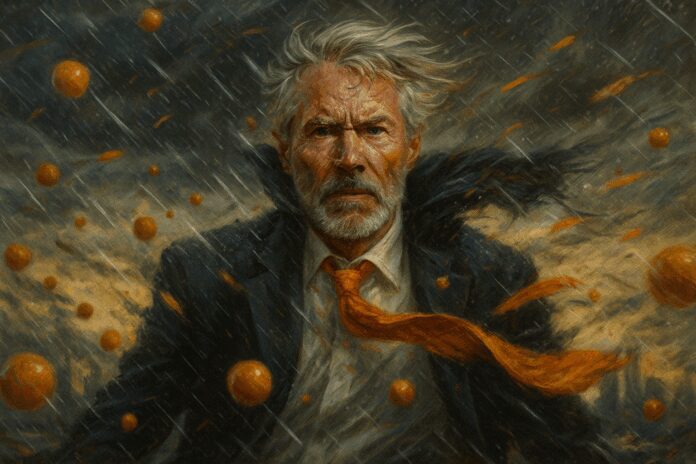 Strategy founder and mastermind Michael Saylor in stormy weather