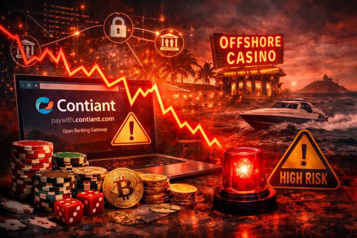 FinTelegram risk signal against high-risk payment gateway operator Contiant