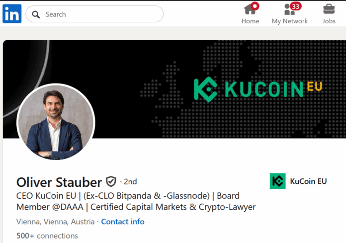 FinTelegram profile on the new KuCoin EU CEO Oliver Stauber