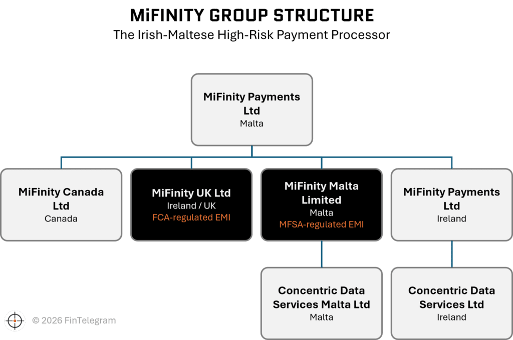 The structure of the MiFinity Group