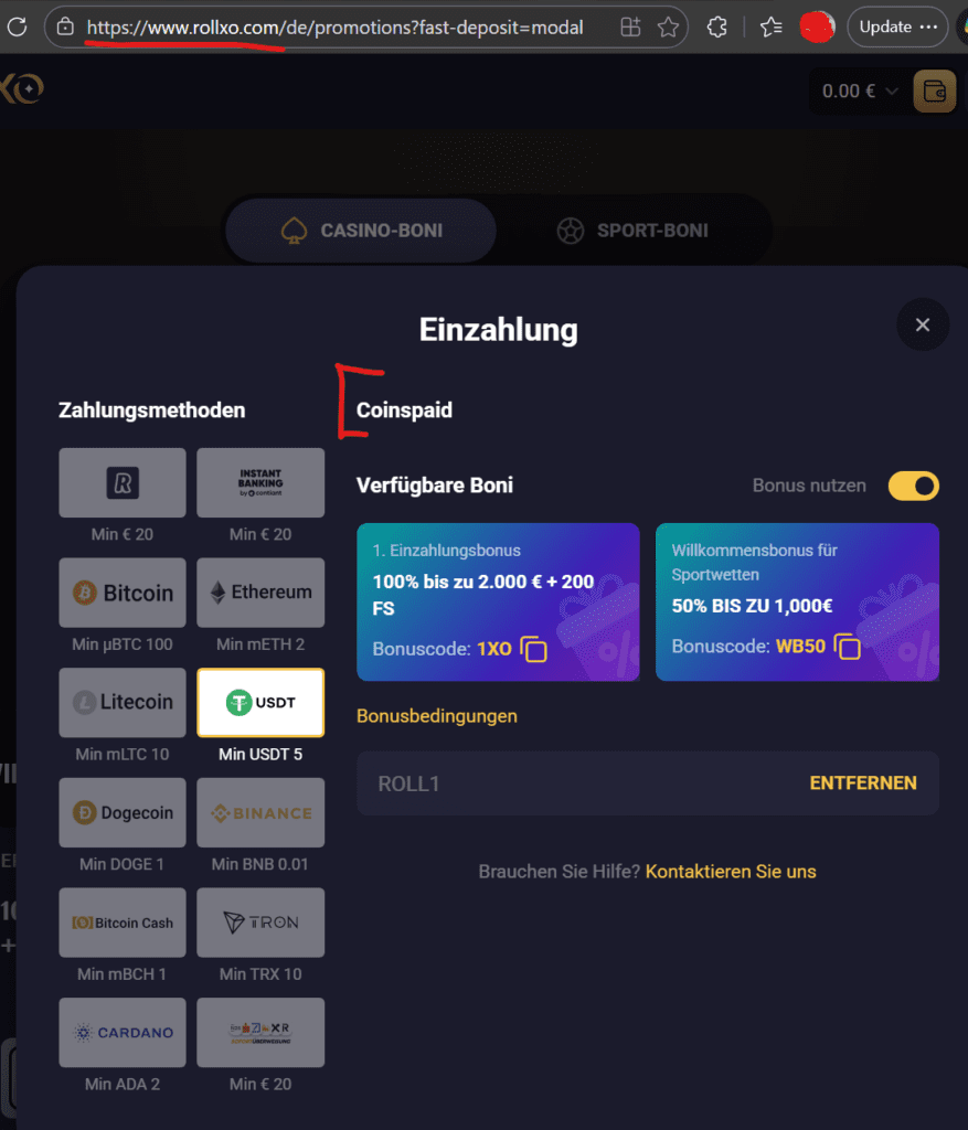CoinsPaid facilitates illegal casino activities