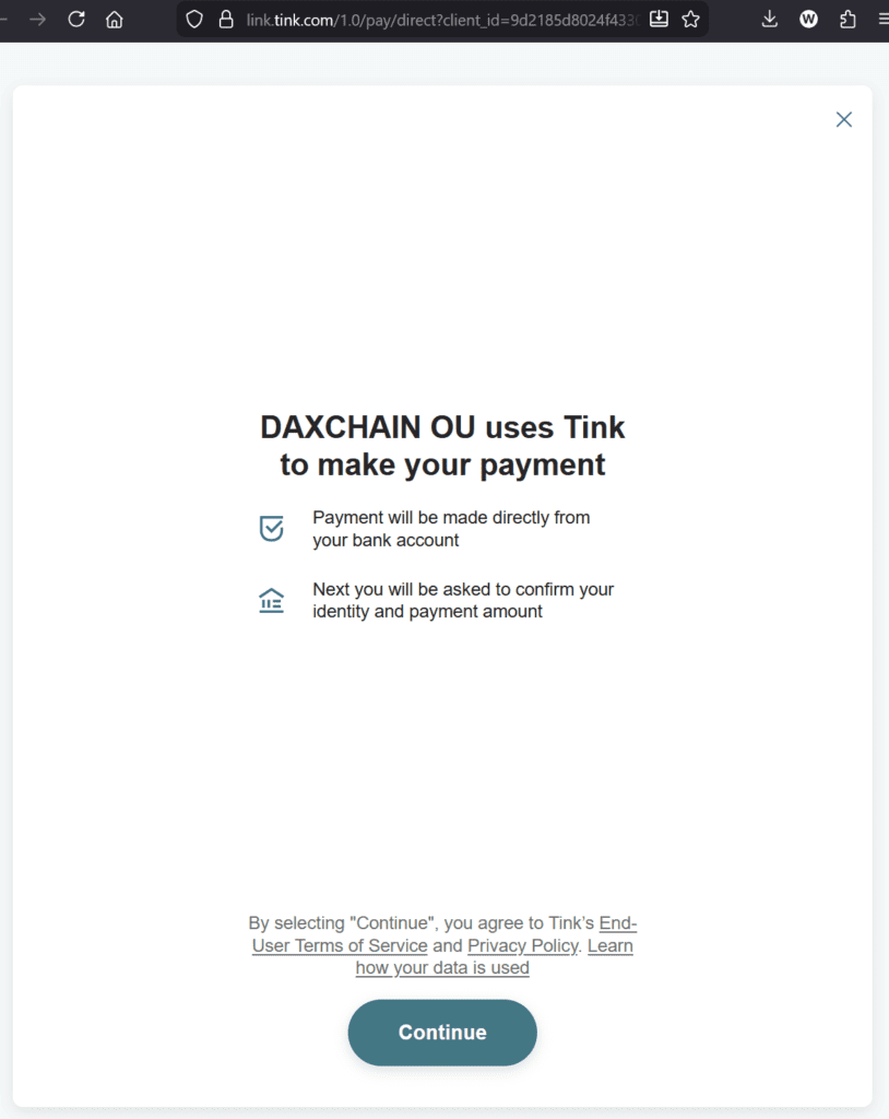 DAXCHAIN facilitates offshore casino SpinFin with its onramping services