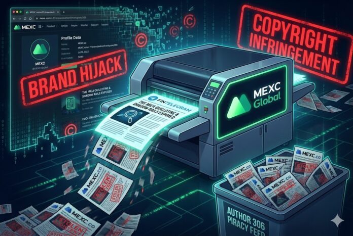 Content Piracy & Brand Hijacking: MEXC’s Systematic IP Theft & The Finetix Fraud!