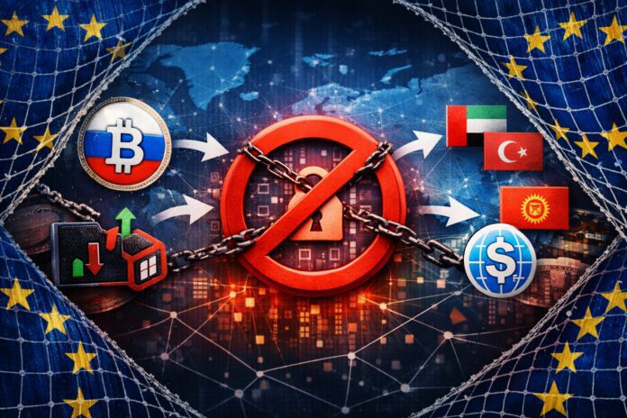 Brussels tests a full crypto blockade on Russia as sanctions evasion goes on-chain