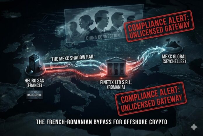 The French Heuro dba OuiTrust facilitates crypto exchang MEXC