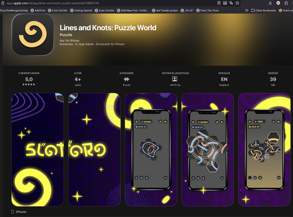 Slotoro diguised as puzzle in the Apple store